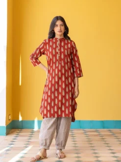 Aarti Block Printed Cotton Kurta