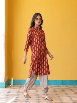 Aarti Block Printed Cotton Kurta