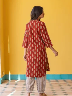 Aarti Block Printed Cotton Kurta