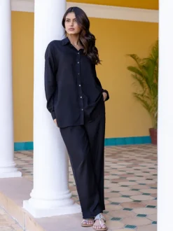 Aarya Black Co-ord Set of 2