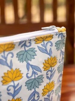 Abhyuday Hand Block Print Cotton Travel Pouch