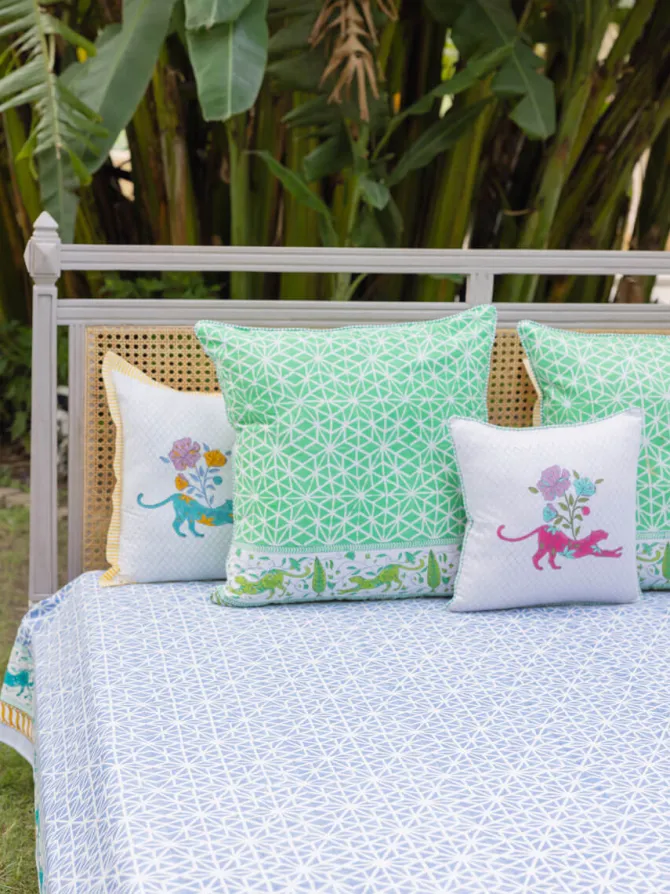 Ajooba Block Printed Cotton Bedsheet