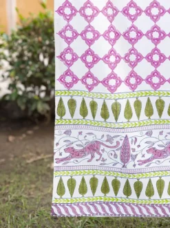 Alpana Hand Block Printed Cotton Curtain