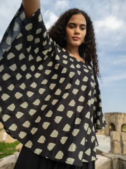 Amara Modal Poncho Top