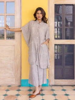 Ambika Grey Modal Shirt Dress