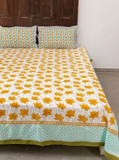 Ambuja Hand Block Printed Cotton Bed Sheet