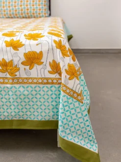 Ambuja Hand Block Printed Cotton Bed Sheet