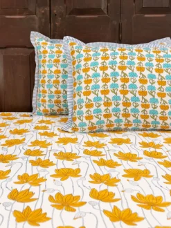 Ambuja Hand Block Printed Cotton Bed Sheet