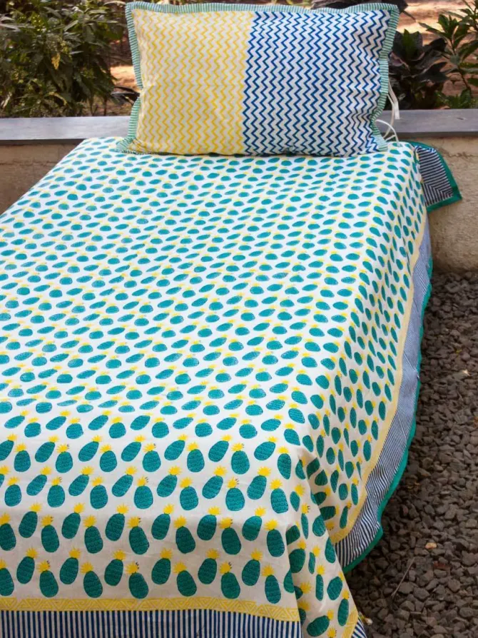 Ananas Organic Cotton Bedsheet