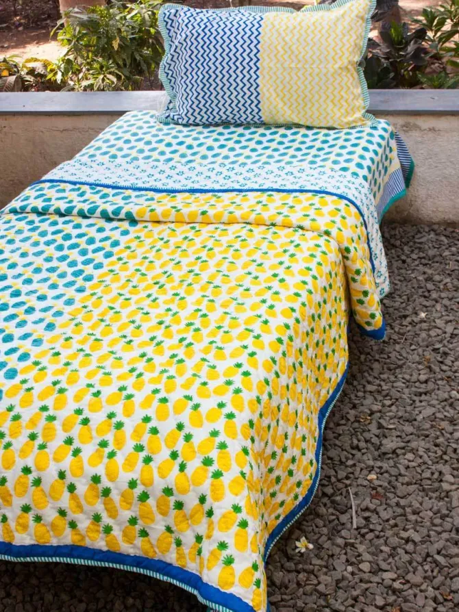 Ananas Organic Cotton Bedsheet