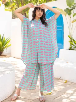 Annie Modal Kaftan Shirt Dress