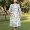 Anokhi Block Printed Luxury Cotton Bath Robe