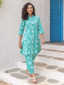 Aozora Cotton Long Kurta