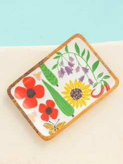 April Wooden Platter