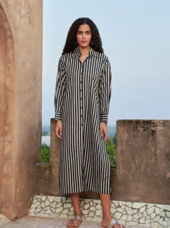 Atas Long Shirt Dress