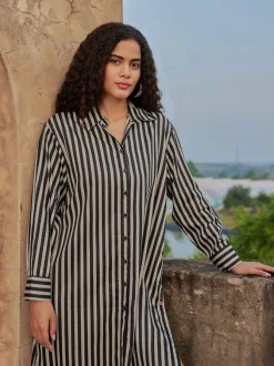 Atas Long Shirt Dress