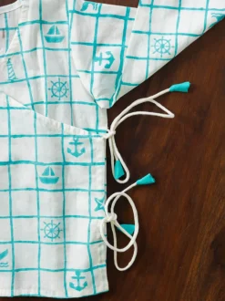 Atlas Organic Cotton Block Printed Angrakha Set