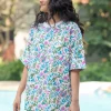 Atman Hand Block Printed Comfort Fit T-shirt