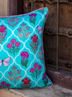 Bagh Cotton Cushion Cover - 16 Inch