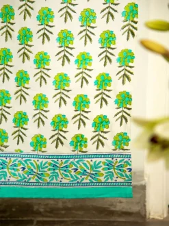 Bahaar Block Printed Cotton Curtain