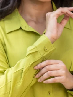 Bali Green Slub Shirt