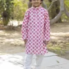 Barfi Organic Cotton Block Printed Long Kurta