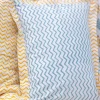 Blue Ocean Hand Block Printed Cotton Infant Pillow