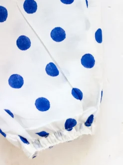 Blue Polka Organic Cotton Comfort Pants