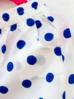 Blue Polka Organic Cotton Comfort Pants