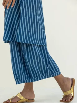 Blue Stripes Aladdin Pants