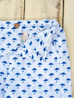 Blue Umbrella Organic Cotton Block Printed Shorts