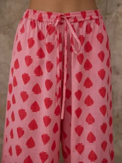 Boundless Heart Cotton Palazzo Pants