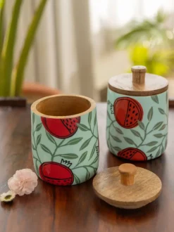 Brindavan Wooden Jar