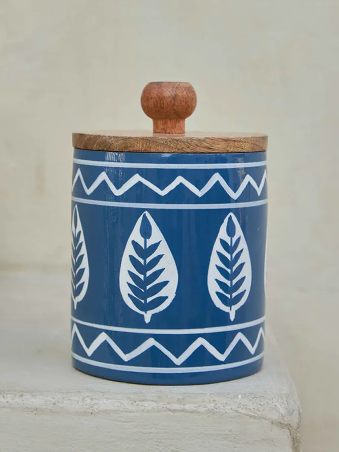 Brisa Wooden Jar