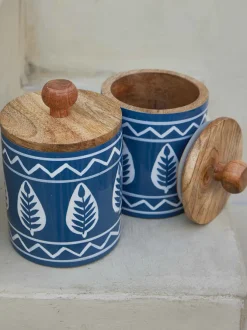 Brisa Wooden Jar