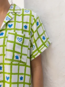 Brittany Hand Block Printed Co-ord Set of 2