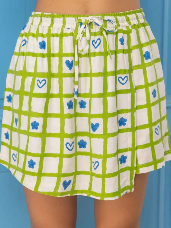 Brittany Hand Block Printed Co-ord Set of 2
