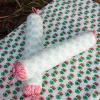 Butterfly Organic Cotton Infant Bolster Cover - Set of 2