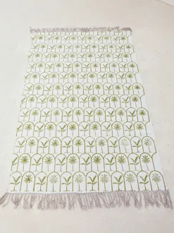 Camel Trail Cotton Dhurrie Rug