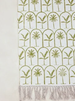 Camel Trail Cotton Dhurrie Rug