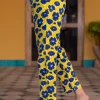 Camille Yellow Slub Trousers