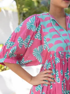 Candy Printed Cotton Maxi Dress