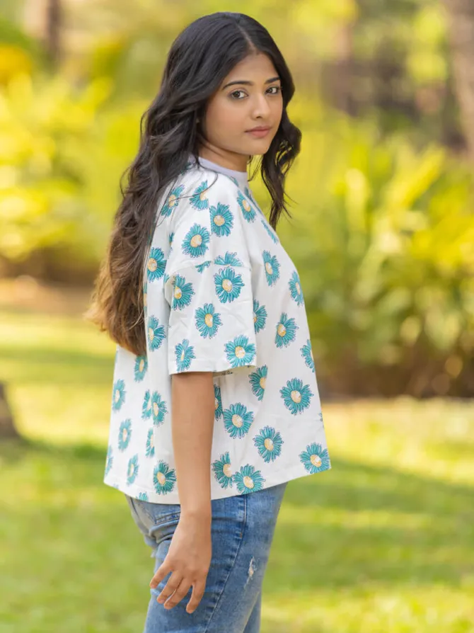 Chakra Hand Block Printed T-shirt