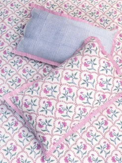 Champakali Block Printed Cotton Bedsheet