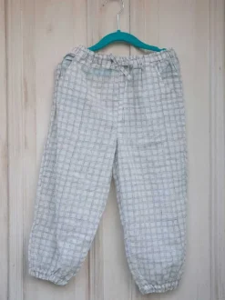 Checkmate Grey Organic Cotton Comfort Pants