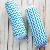 Chevron Organic Cotton Infant Bolster Cover - Set of 2