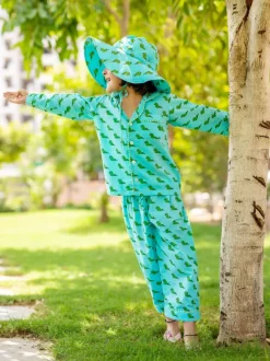 Chota Mithhu Block Printed Cotton Hat
