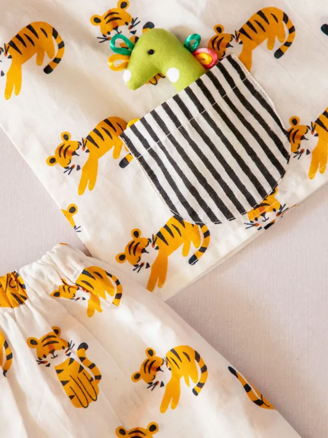 Clawdia Organic Cotton Angrakha Set