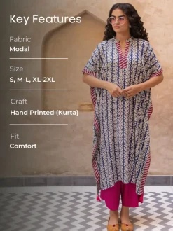 Cocktail Modal Kaftan Kurta