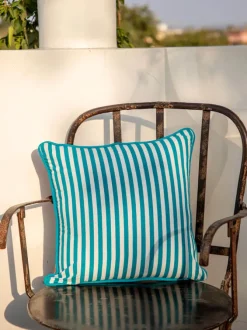 Color Wand Cotton Cushion Cover - 16 Inch